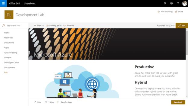Add Modern SharePoint Site Page In Microsoft Teams